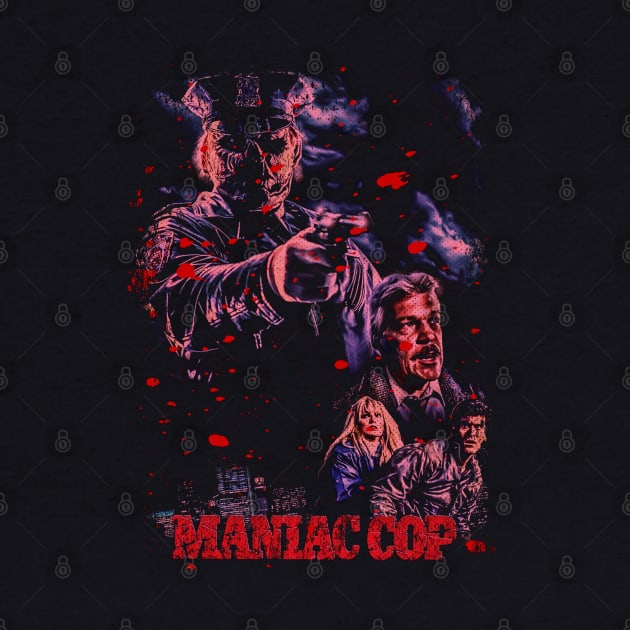 Beware The Maniac Cop Classic Horror Movie Tee by alex77alves